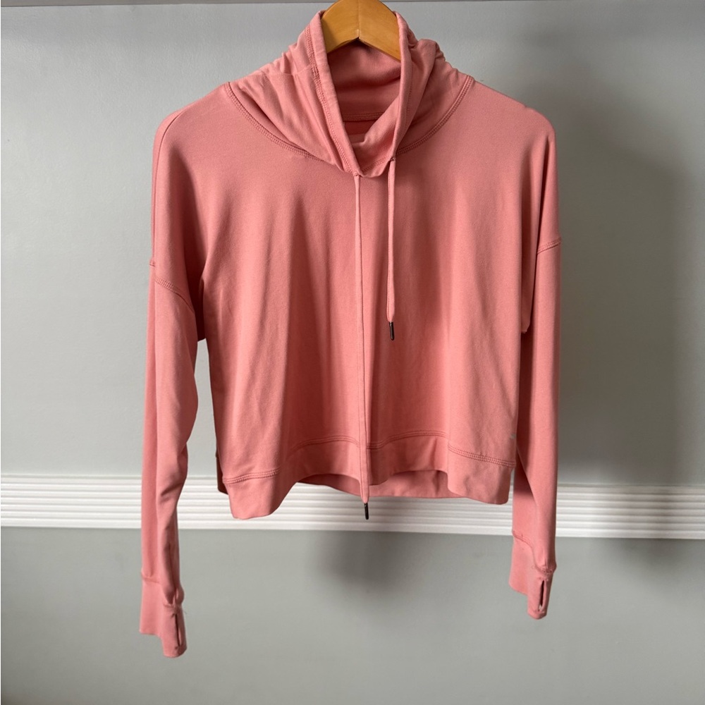 Coral Cropped turtleneck